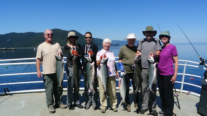 alaska private salmon fishing trip